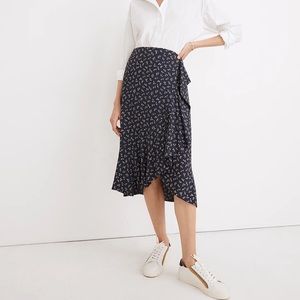 Madewell Wrap midi skirt